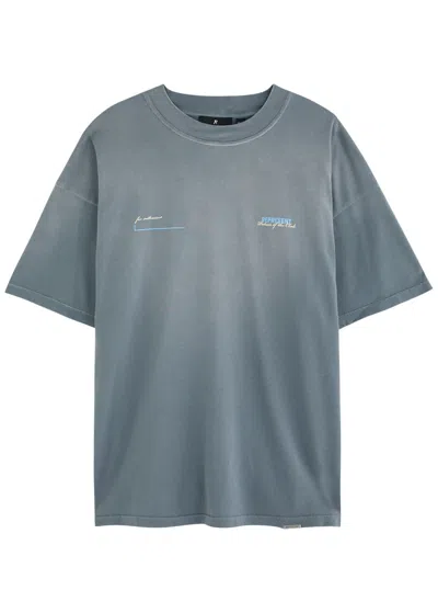 Represent Patron Of The Club Cotton T-shirt In Grey