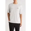 Represent Patron Of The Club Grey Crewneck T-shirt With Front And Back Logo Print In Cotton Man In Gray