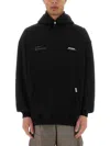 Represent 'patron Of The Club' Black Hoodie With Front And Back Logo Print