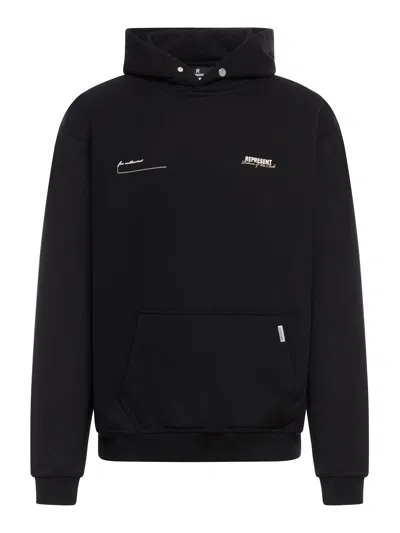 Represent Patron Of The Club Hoodie In Black