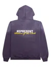 Represent Patron Of The Club Hoodie In Purple
