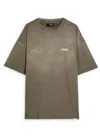 Represent Patron Of The Club Printed Cotton T-shirt In Gray