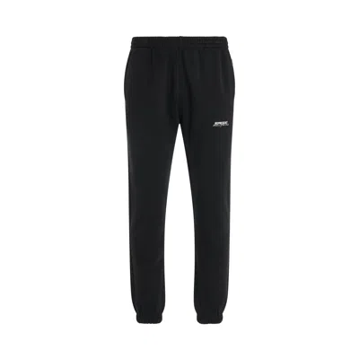 Represent Mens Black Patron Of The Club Brand-print Cotton-jersey Jogging Bottoms