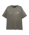 Represent Washed Olive Patron Of The Club T-shir In Gray