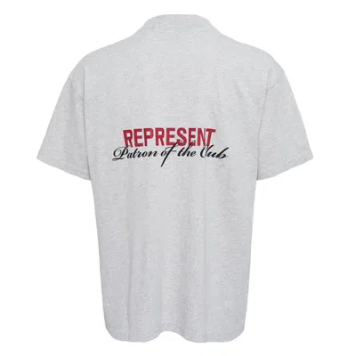 Represent Patron Of The Club T-shirt In Gray