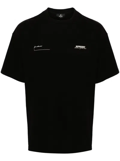 Represent Patron Of The Club T-shirt In Black