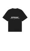 Represent Patron Of The Club Tee In Black