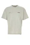 Represent Men Melange Grey Cotton T-shirt In Gray