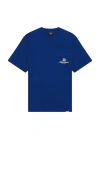 Represent Permanent Vacation Pocket T-shirt In Royal Blue