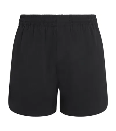 Represent Piped-detail Track Shorts In Black