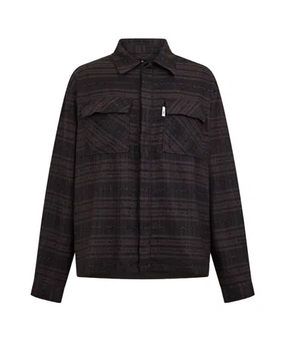 Represent Plaid Shirt In Black