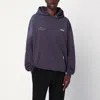 Represent Plum Cotton Hoodie With Logo In Purple