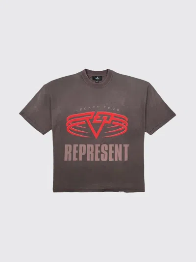 REPRESENT T-SHIRT REPRESENT MEN COLOR BROWN,H59238032