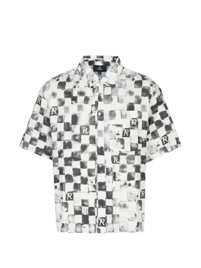 Represent Pool Side Checkerboard-print Shirt In Multi