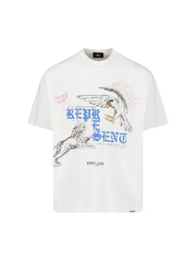 Represent Premium 100% Cotton T-shirt For Men In White