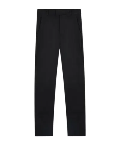 Represent Pressed-crease Straight Leg Trousers In Black