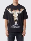 Represent Mens Stained Black British Cowboys Graphic-print Cotton-blend T-shirt In Black