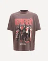 Represent Graphic Crew Neck T-shirt Short Sleeves In Brown