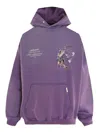 Represent Logoed Hoodie In Purple