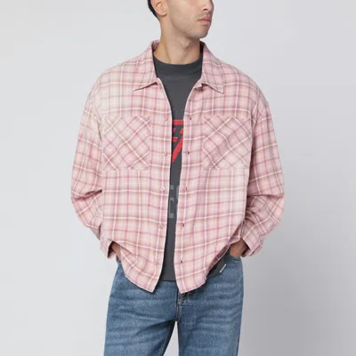 REPRESENT QUARTZ CHECK FLANNEL SHIRT