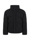 Represent Quilted High-neck Jacket In Black