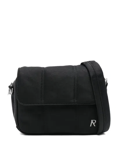 Represent Quilted Logo Cross Body Bag In Black