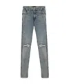 Represent R1 Destroyer Skinny Jeans In Gray