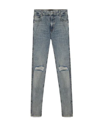 Represent R1 Destroyer Skinny Jeans In Gray
