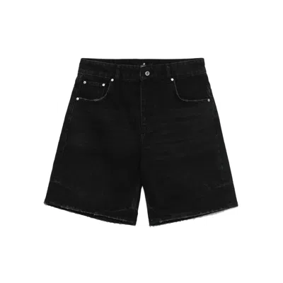 Represent R10t Tailored Denim Shorts In Black