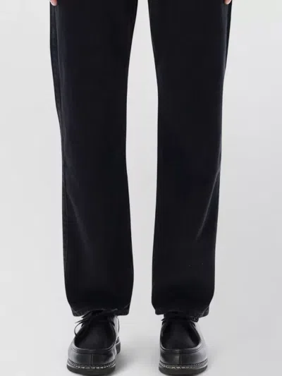 Represent R2 Denim Trousers Straight Leg Five Pocket In Black