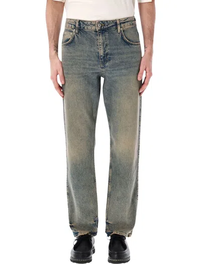 Represent R2 Straight Leg Denim Jeans In Multi