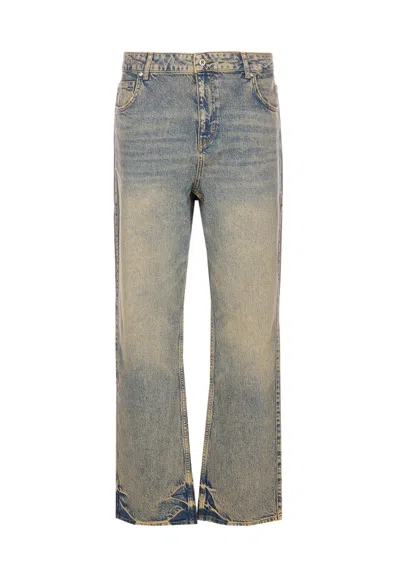 Represent R2 Straight Leg Jeans In Black