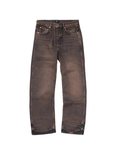 Represent R2 Straight-leg Jeans In Brown