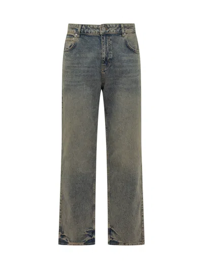 Represent R2 Straight Leg Jeans In Dust Blue