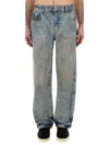 Represent Washed-effect Denim Jeans In Blue