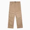Represent Cargo Trousers With Multiple Pockets In Beige