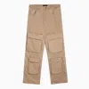 REPRESENT REPRESENT R3 CA BEIGE DENIM CARGO TROUSERS