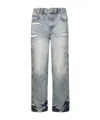 Represent R3 Distressed Baggy Denim Trousers In Gray