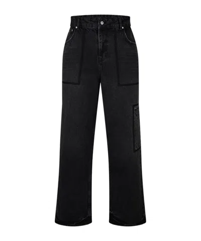 Represent R3 Drive Denim Jeans In Jet Black
