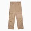 Represent Cargo Trousers With Multiple Pockets In Brown