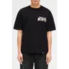 Represent Race Way Cotton Graphic T-shirt In Black