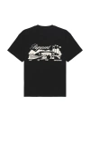 Represent Race Way T-shirt In Jet Black