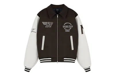 Pre-owned Represent Racing Team Varsity Jacket Brown