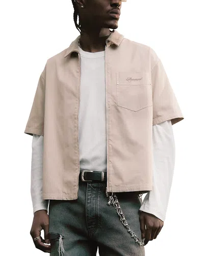 Represent Ramona Zipped Shirt In Pink