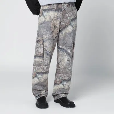 Represent X Realtree Camo Print Cargo Pants In Multi