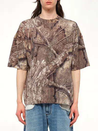 Represent Realtree Camo T-shirt In Multi