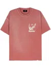 Represent Spirits Of Summer Cotton T-shirt In Red