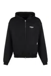 Represent Mens Black Owners Club Brand-print Relaxed-fit Cotton-jersey Hoody Xxl In Black