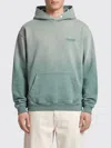 Represent Relaxed Fit Cotton Hoodie With Printed Logo In Blue