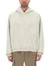 Represent Hooded Sweater Kangaroo Pocket In White